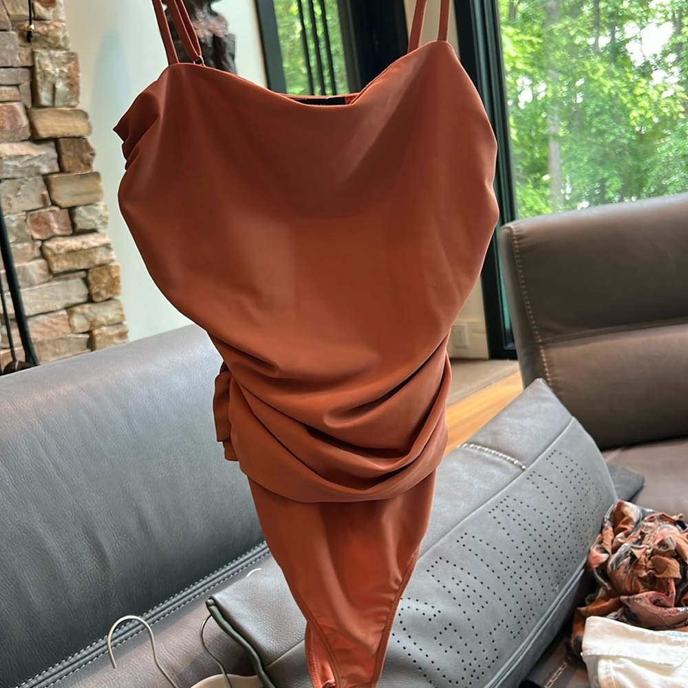 Orange Bodysuit Never worn